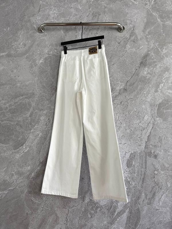 CD MISS DIOR Jeans White Cotton