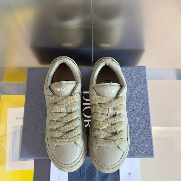 CD B33 Sneaker 40mm Khaki Green Monogram Cowhide