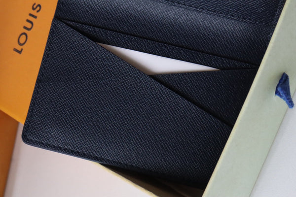 LV Pocket Wallet Blue Damier Heritage Canvas 217107