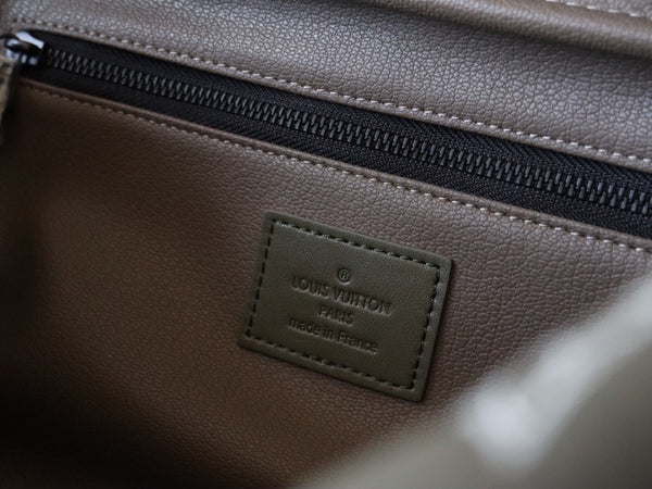 LV Dopp Kit Toiletry Bag Anthracite Grey Monogram Cowhide  224279