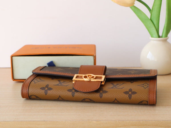 LV Sarah Wallet Monogram & Monogram Reverse Canvas 224222