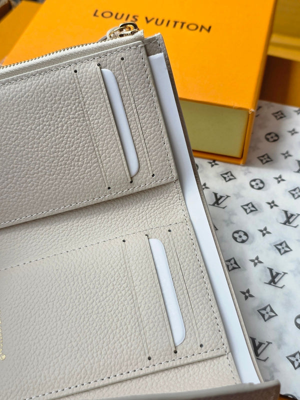 LV M25649 Victorine wallet Dream Beige Embossed Grained Cowhide - Light GHW