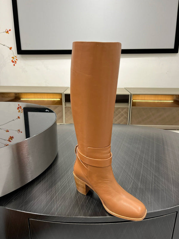 HM Justine 60 Stivale Marrone Pelle di Vacchetta 954915