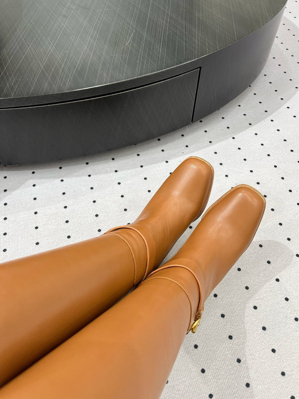 HM Justine 60 Stivale Marrone Pelle di Vacchetta 954915