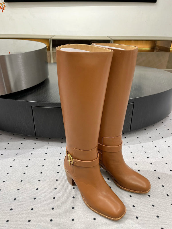 HM Justine 60 Stivale Marrone Pelle di Vacchetta 954915