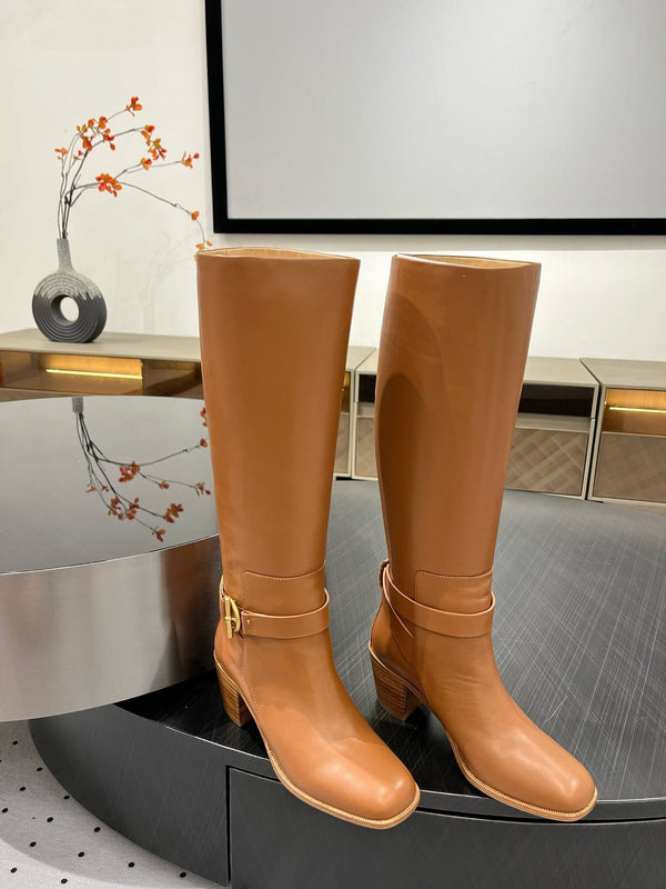 HM Justine 60 Stivale Marrone Pelle di Vacchetta 954915