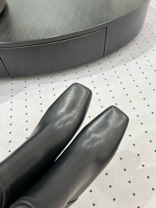 HM Hommage Ankle Boot 50mm Black Cowhide 954735