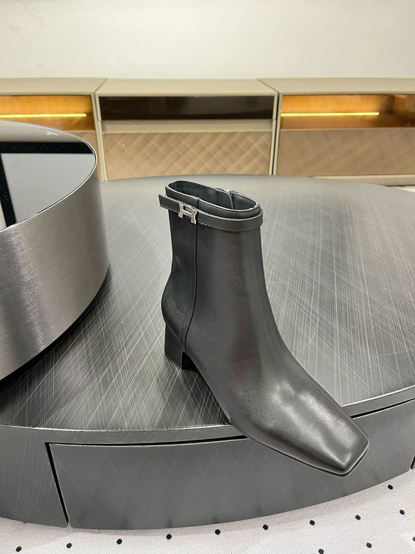 HM Hommage Ankle Boot 50mm Black Cowhide 954735