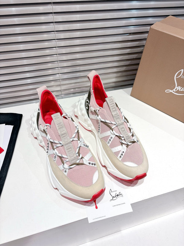 CL 25 Trailnrun Sneaker Pink Calfskin Mesh 323166