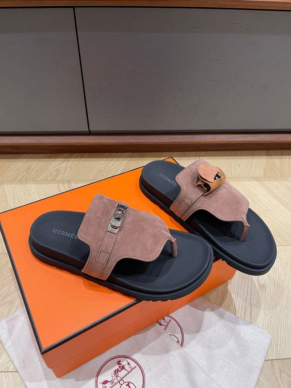 HM 25 Empire Sandal Calfskin and Suede 245689