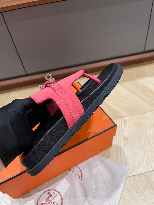 HM 25 Empire Sandal Calfskin and Suede 245689