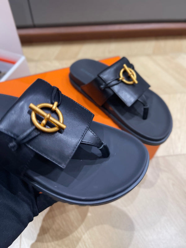 HM 25 Joyce Sandal Calfskin and Rubber 245695