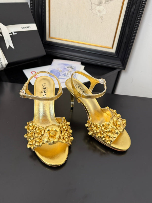 CC 25 Slingback Gold Lambskin 233402