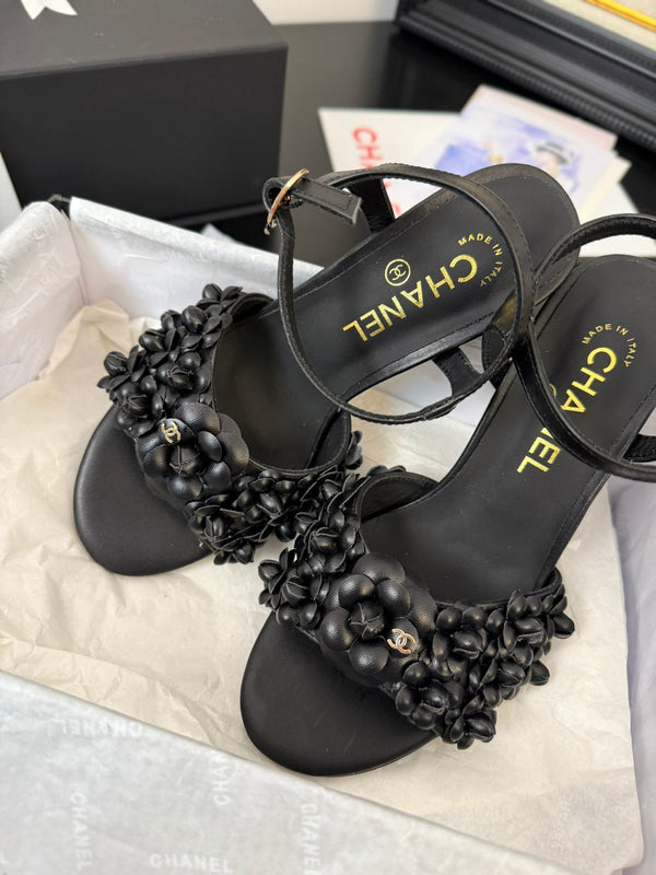 CC 25 Slingback Black Lambskin 233403