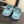 CC 25 Dad Sandal Mule Cloud Blue Calfskin