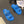 CC 25 Dad Sandal Mule Blue Calfskin