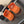 CC 25 Dad Sandal Mule Orange Calfskin