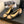 cc 25 ballet flat 50mm beige black raffia 288817
