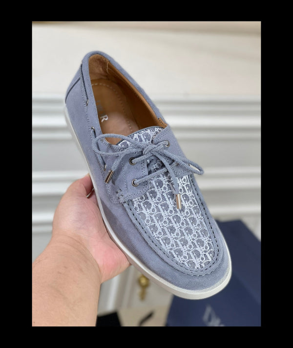 CD GRANVILLE BOAT SHOE STONE SUEDE