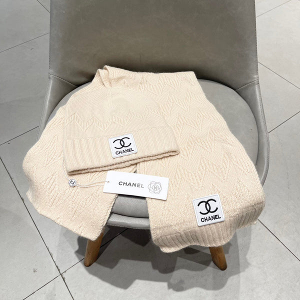 SET BERRETTO E SCIARPA BISQUE BEIGE 427884 