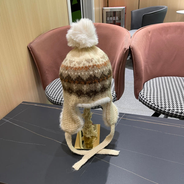 PLUSH WINTER HAT COLORFUL 431201