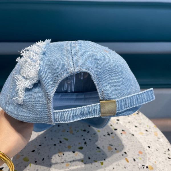 BASEBALL CAP IN LIGHT BLUE DENIM 433086