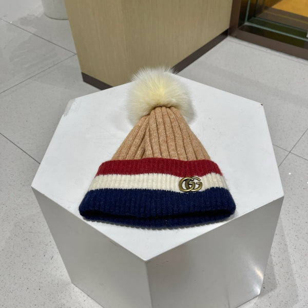 BEANIE HAT IN COLORFUL WOOL 434721