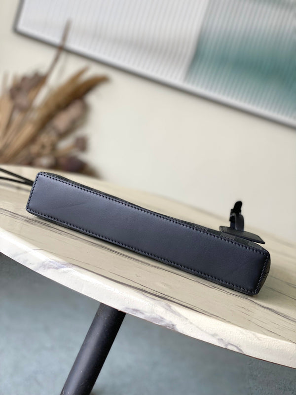 BORSA DA DECOLLO 30 IN TELA DAMIER GRAPHITE GRIGIO NERO