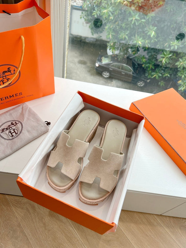 SANDALO EZE 65 CREMA CAMOSCIO