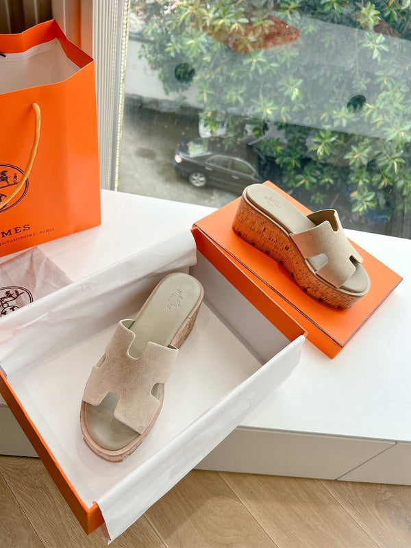 SANDALO EZE 65 CREMA CAMOSCIO