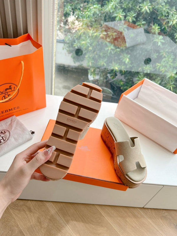 SANDALO EZE 65 CREMA CAMOSCIO