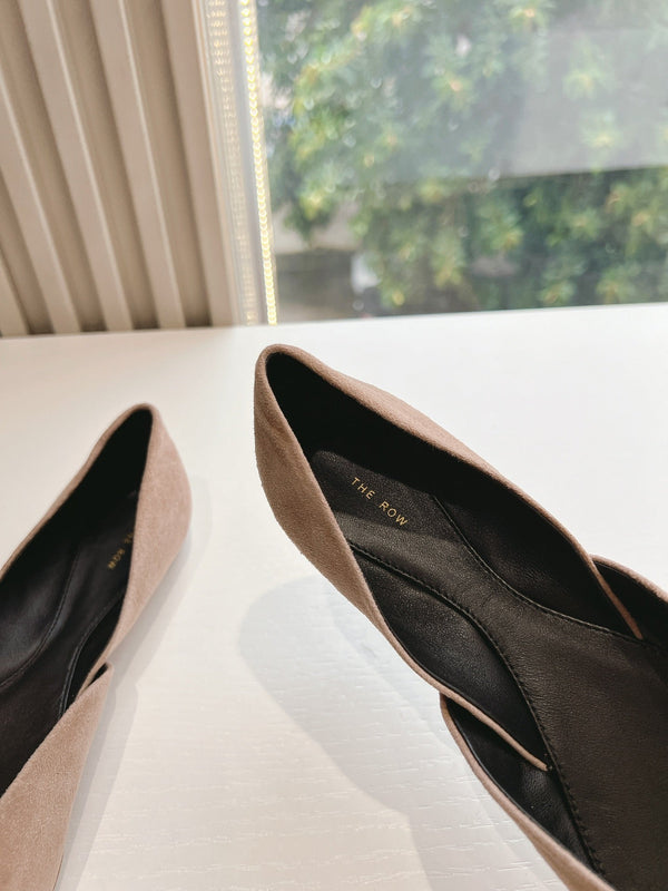 SL GEMMA BALLET FLAT TAN SUEDE