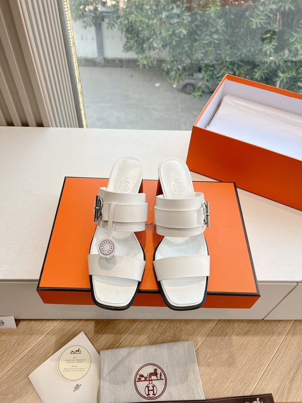 HM Kute 60 Sandal White Cowhide 202824