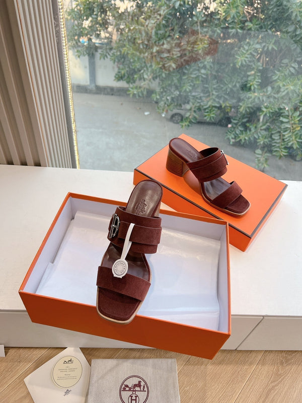 HM Kute 60 Sandal Deep Brown Cowhide 202826