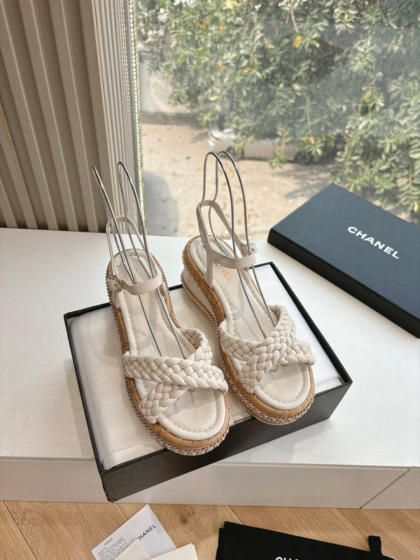 Sandali CC Mules Crema 6cm Pelle di Agnello 202886