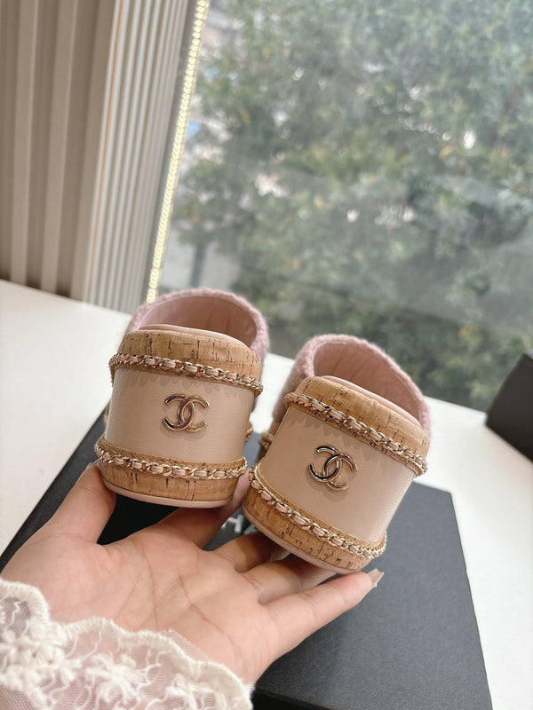 CC Sandals Pink 6cm Lambskin 202899