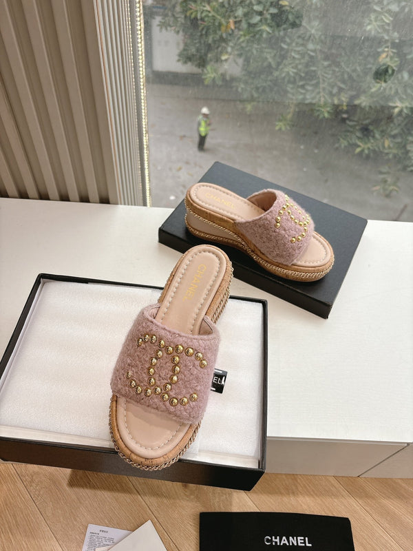 CC Sandals Pink 6cm Lambskin 202899