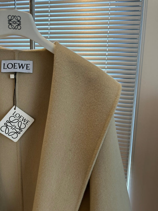Loewe Coat Beige Cashmere