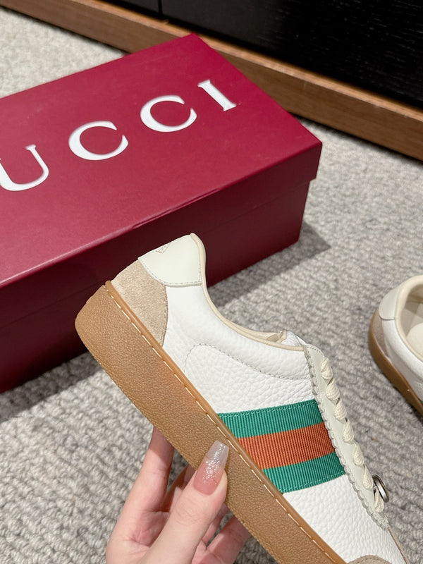 GG & ADIDAS SNEAKER WHITE CALFSKIN