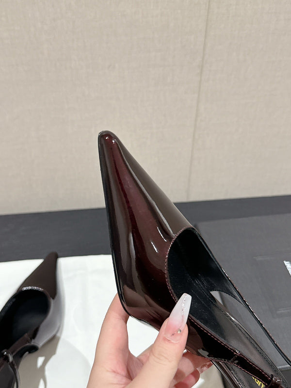 SL CHERISH SLINGBACK 75 VITELLO VINO