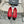 ballet flat red tweed black patent calfskin