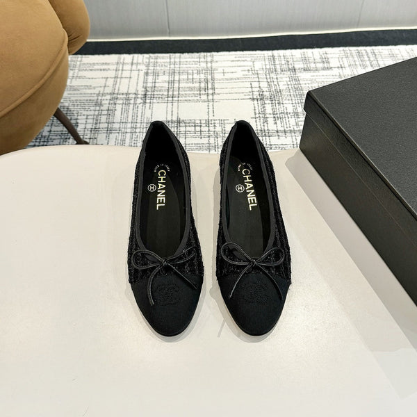 cc 25c ballerina nera tweed grosgrain nero 233624