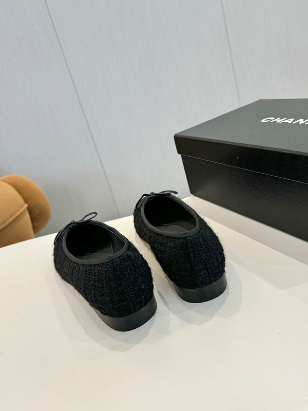 cc 25c ballerina nera tweed grosgrain nero 233626