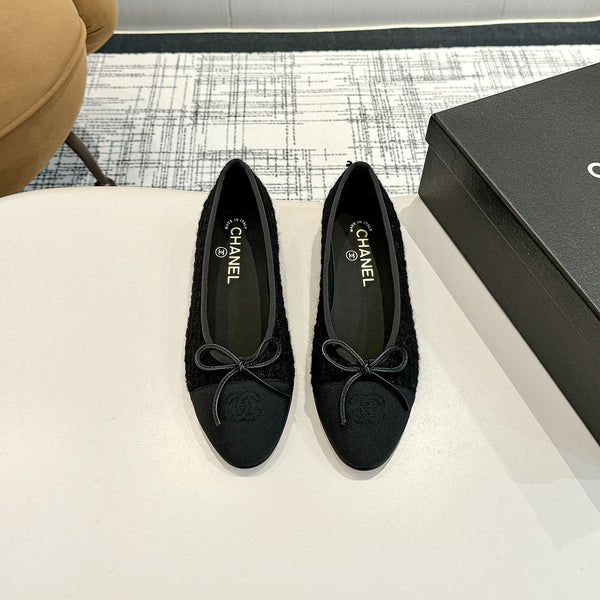 cc 25c ballerina nera tweed grosgrain nero 233626