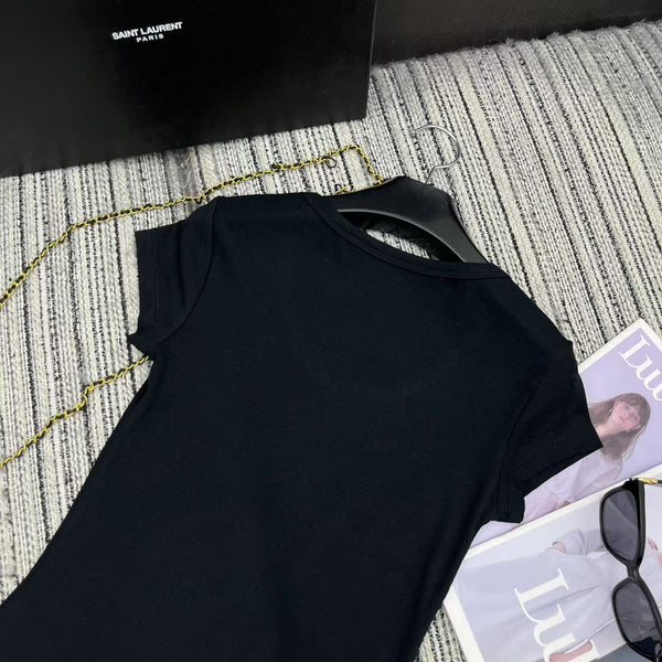 YSL T- Shirt Black 228403