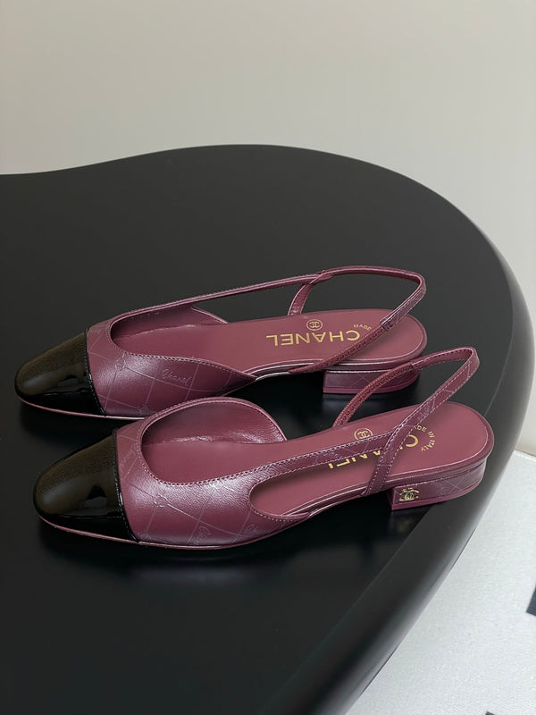 CC 25P Burgundy Quilted Calfskin