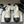 CC 25K Thick-Soled 45mm Loafer White Black Lambskin 247707