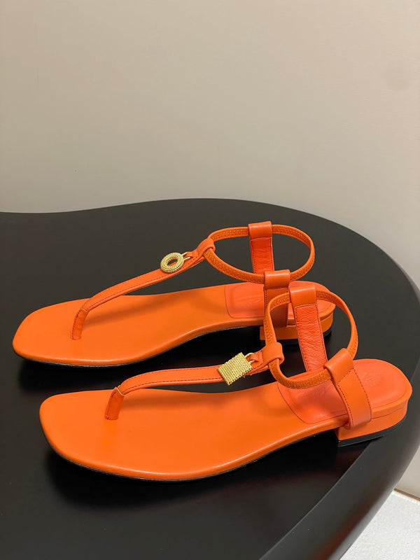 LP Mindil Infra Sandal Orange Sheepskin 312161