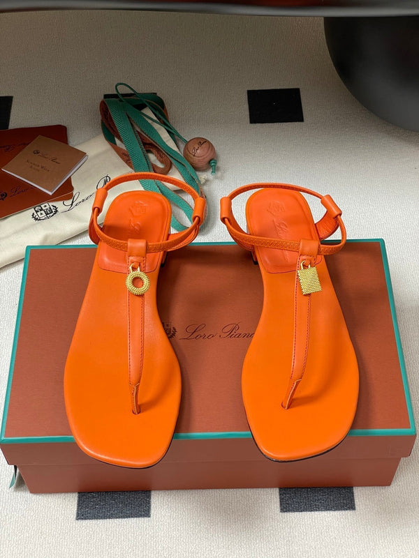 LP Mindil Infra Sandal Orange Sheepskin 312161