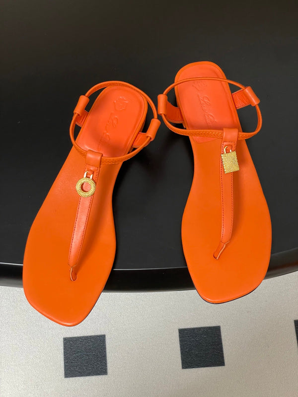 LP Mindil Infra Sandal Orange Sheepskin 312161